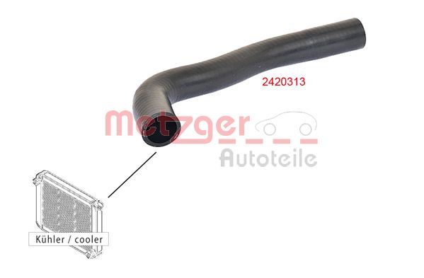 METZGER 2420313 Kühlerschlauch